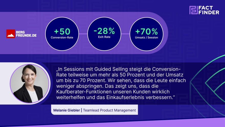 Guided Selling Bergfreunde