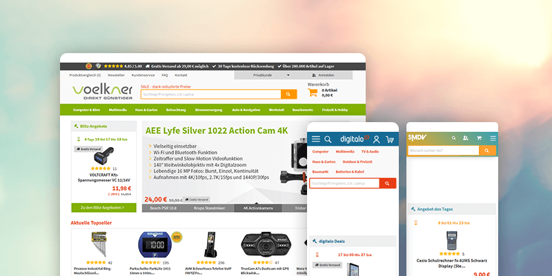 01 heroimage voelkner FACT Finder A B Test