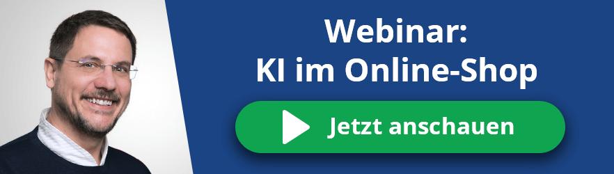 Webinar: KI im Online-Shop
