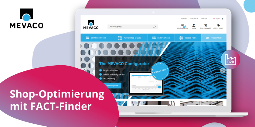 B2B Webshop Header Mevaco