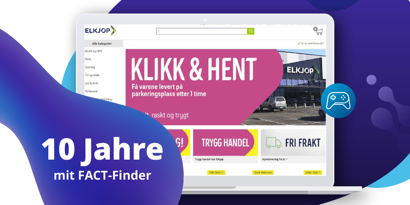 Elkjop FACT Finder Online Shop Optimierung Heroimage