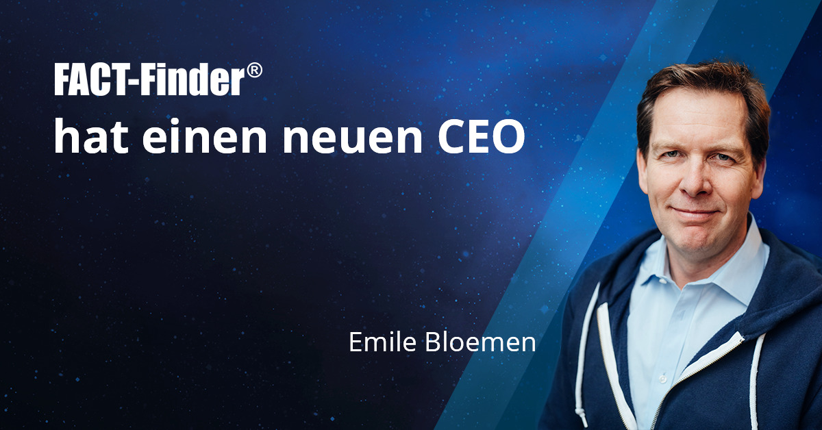 Neuer FACT-Finder CEO Emile Bloemen