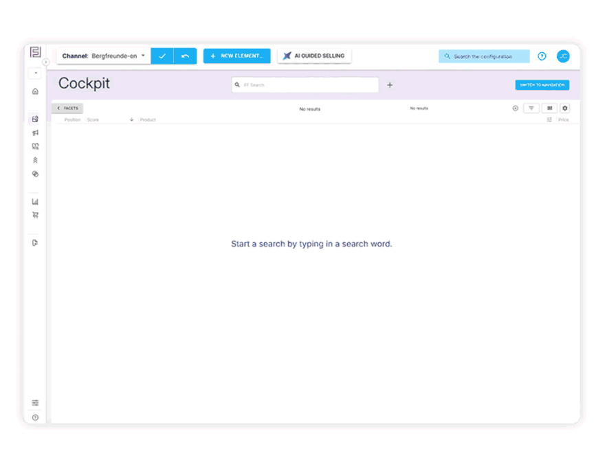 AI Guided Selling Animation gif