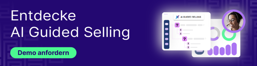 AI Guided Selling Demo Banner DE