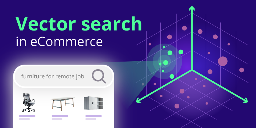 vector search in ecommerce header