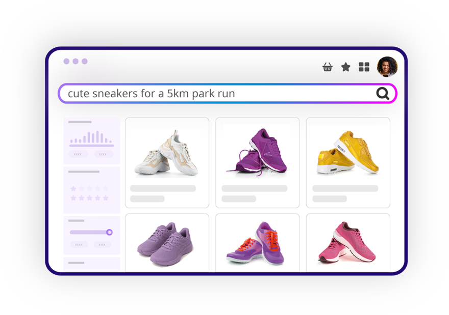 sporting goods eCommerce semantische suche
